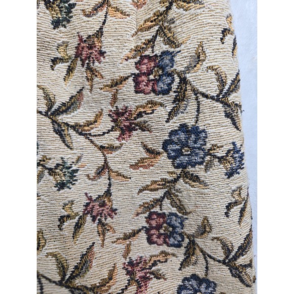 Vintage 1970s Floral Tapestry High-Rise Cropped Pants Kelita Size 7 XS or XXS - Picture 5 of 15